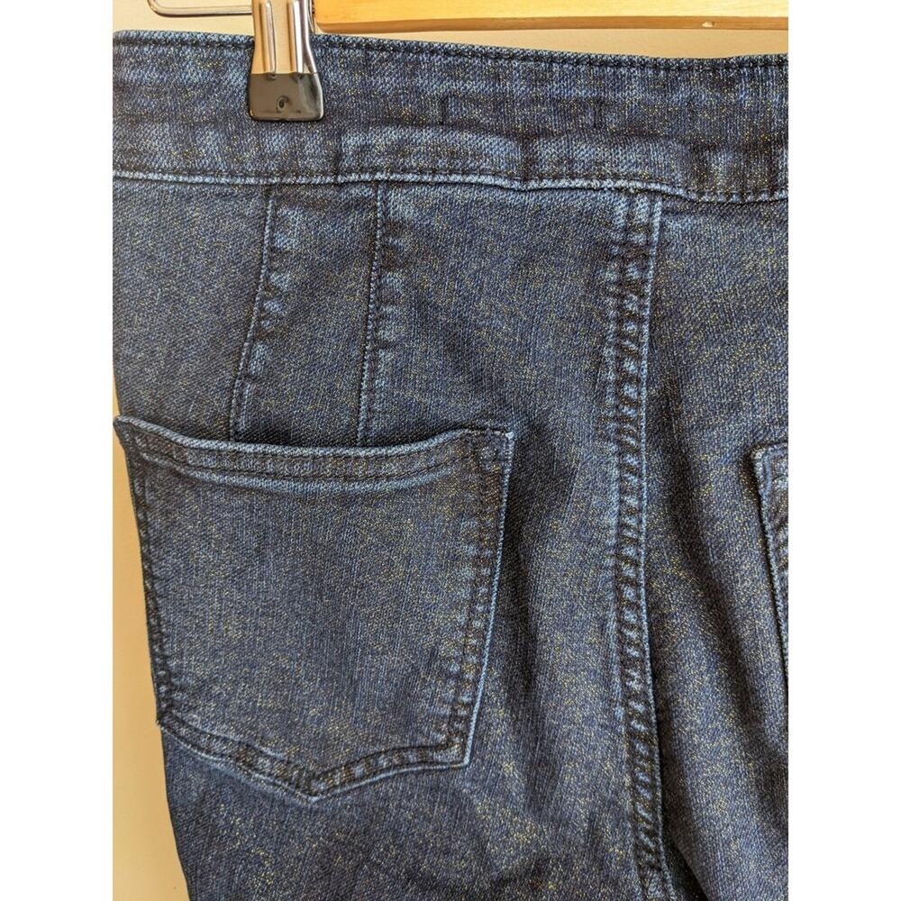 Anthropolgie Pilcro & the Letterpress Shimmer Skinny High Rise Denim Legging 27 - Picture 8 of 8